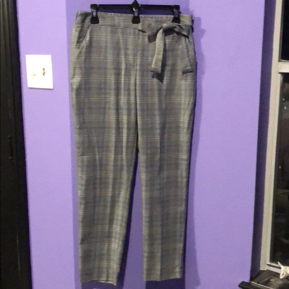 Black & white plaid pants - Picture 1 of 4